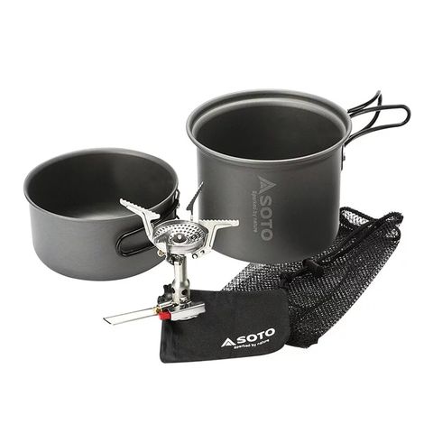 SOTO Amicus Cooker combo SOD-320CC 攻頂爐組- Yolo Camping 露營生活道具